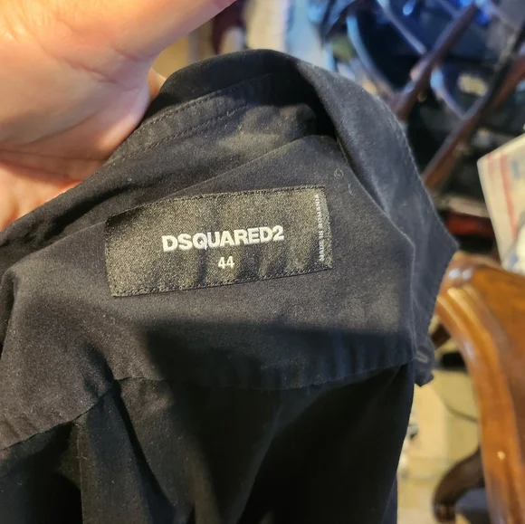 Dsquared2 Tape Pocket Shirt Long Sleeve Size 44